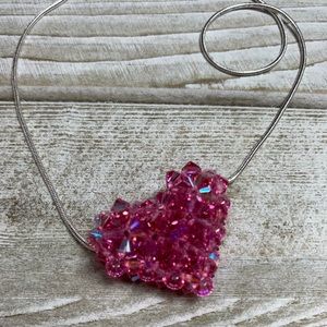 Handmade Swarovski Crystal ❤️ “Rose Shimmer”